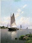 Alfred Thompson Bricher Blue Point_ Long Island painting